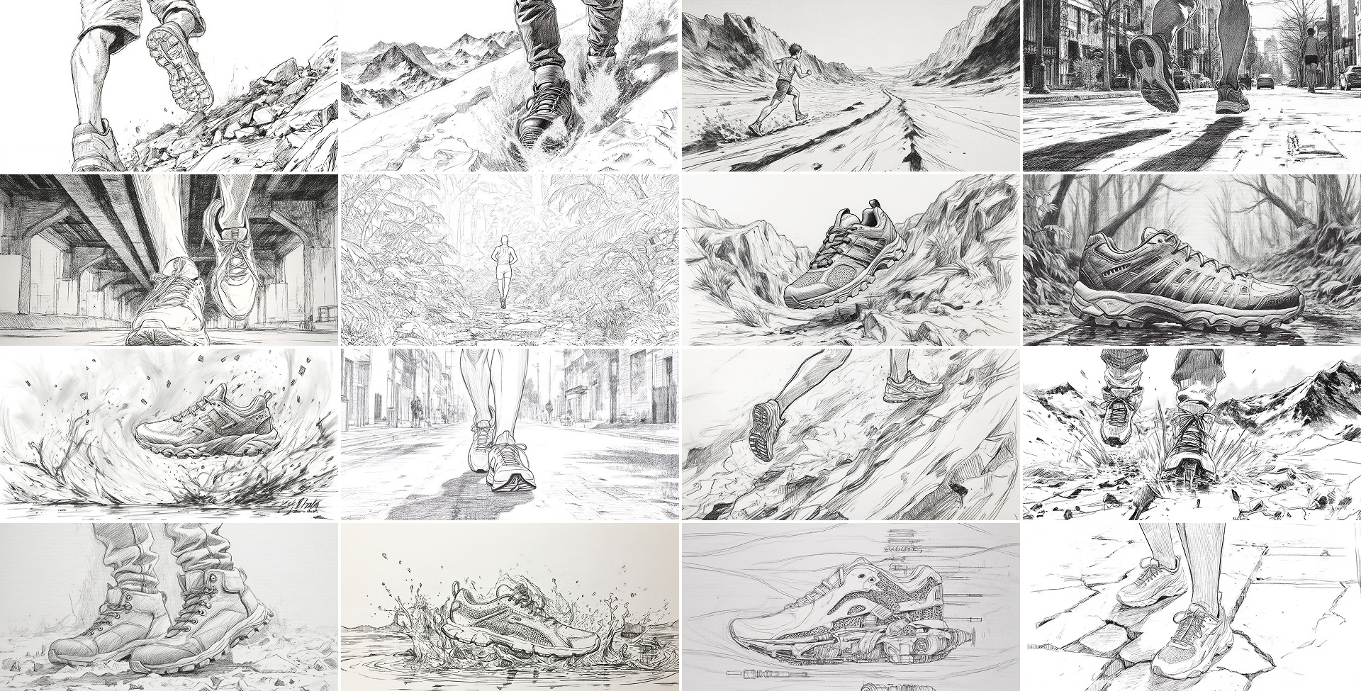 AI-assisted storyboard sketches